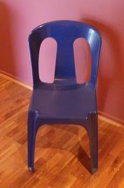High Back Plastic Chairs - Black - Click here to rent a chair or Hire Chairs